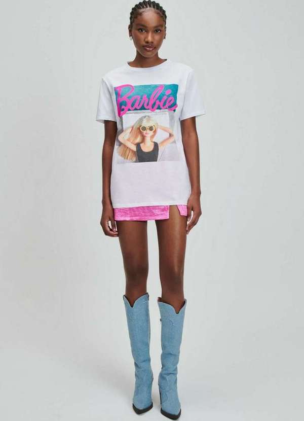 My Favorite - T-Shirt Alongada Barbie A0002