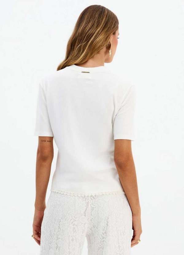 My Favorite - T-Shirt com Renda A0001 4