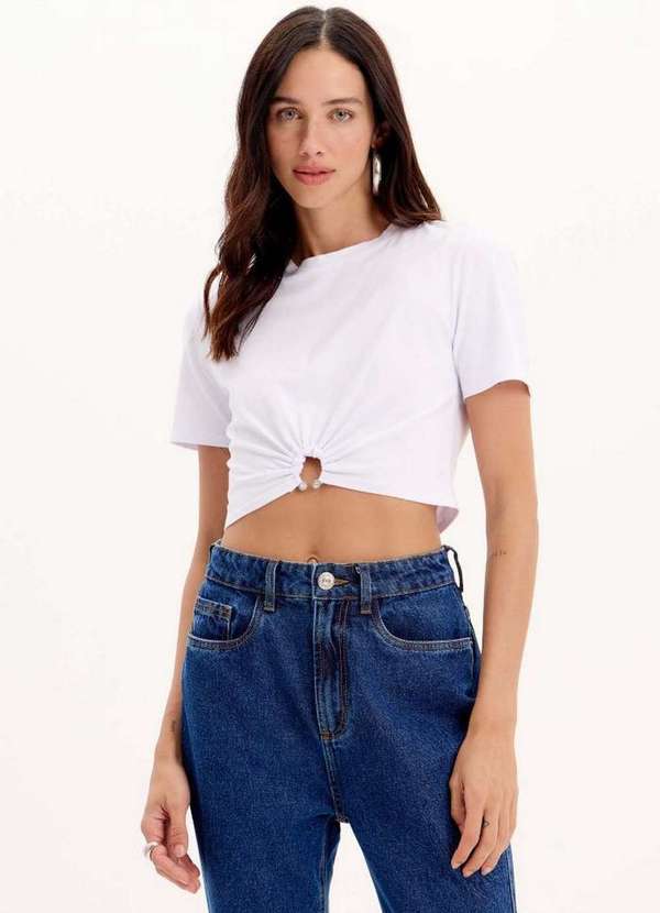 My Favorite - T-Shirt Cropped Manga Curta A0002