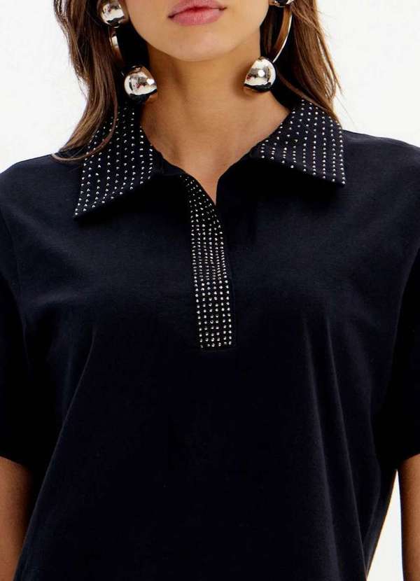 My Favorite - T-Shirt Gola Polo com Brilho A0003 2