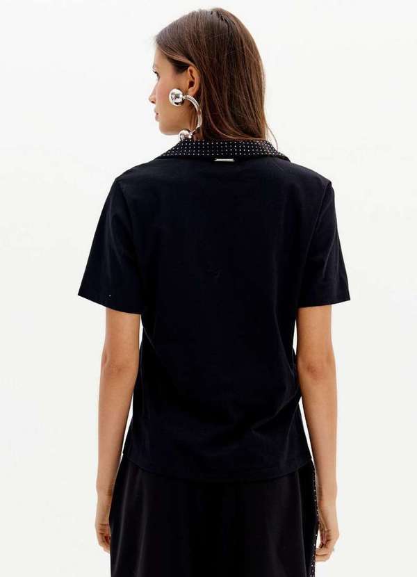 My Favorite - T-Shirt Gola Polo com Brilho A0003 4