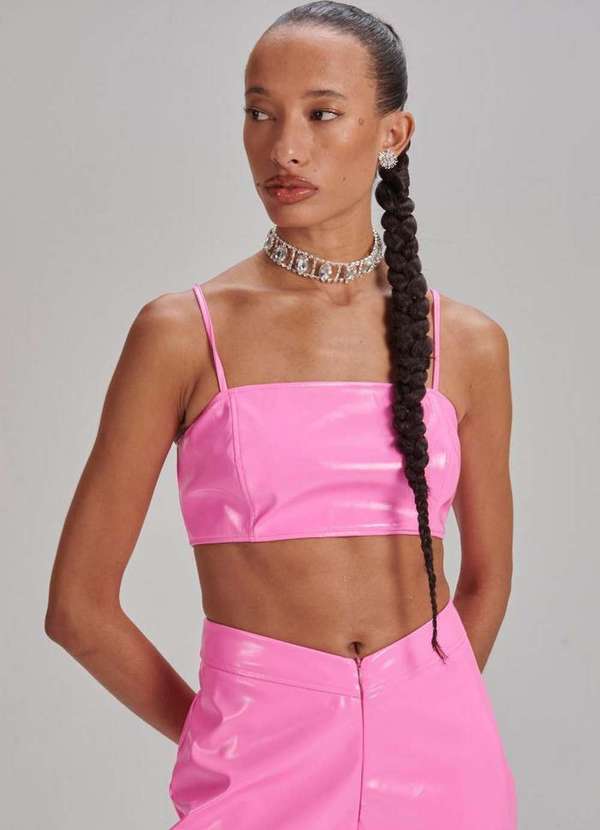 My Favorite - Top Cropped Reto de Alça 00713