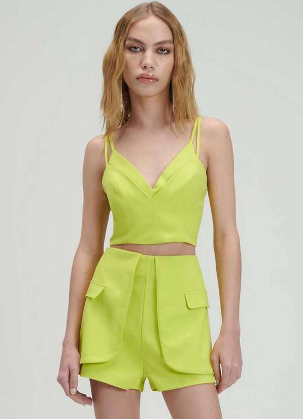 My Favorite - Top de Alça Dupla Cropped A0019