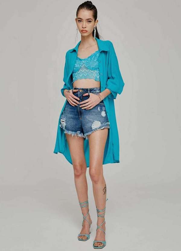 My Favorite - Top de Alça Renda 09523