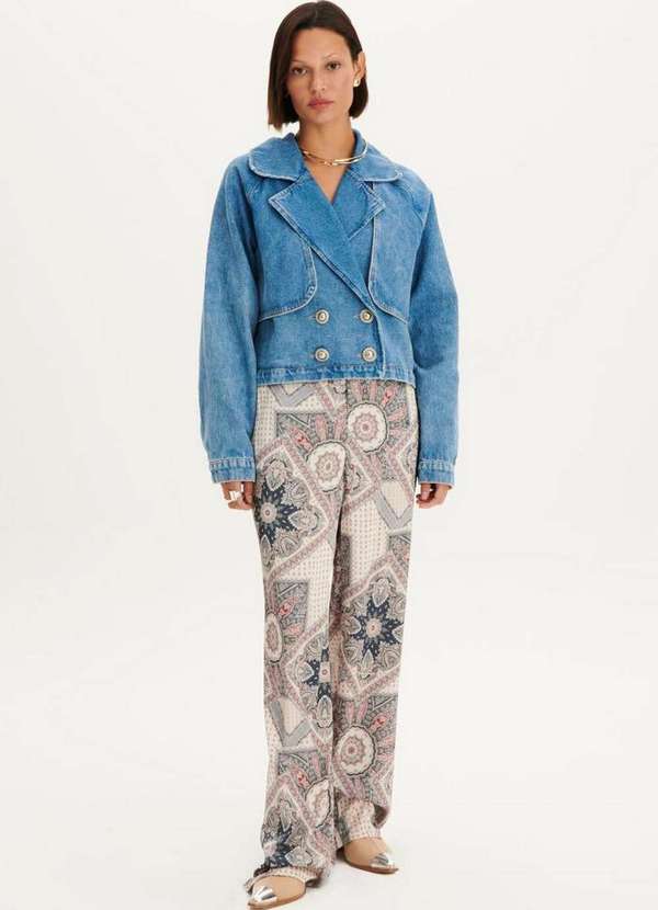 My Favorite - Calça Alfaiataria Estampada A1107