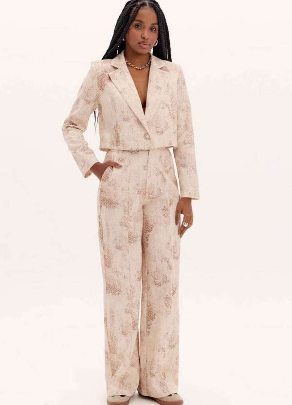 My Favorite - Calça Alfaitaria Animal Print A1833