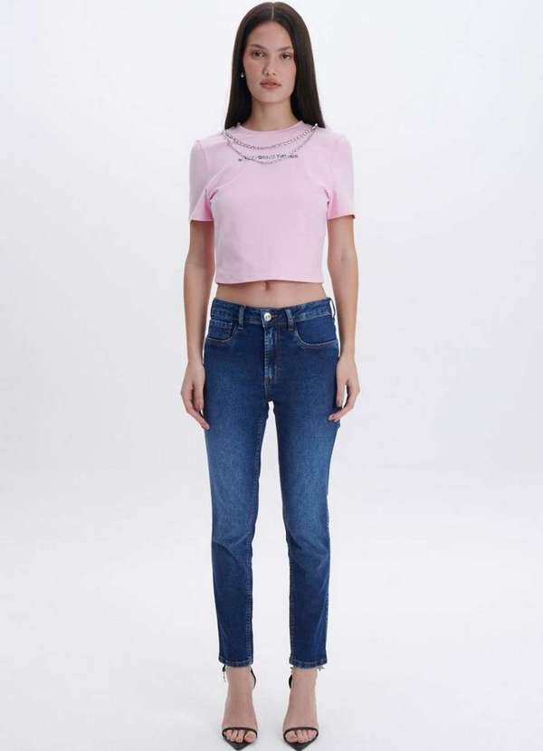 My Favorite - Calça Ankle Jeans Cintura Baixa A0004