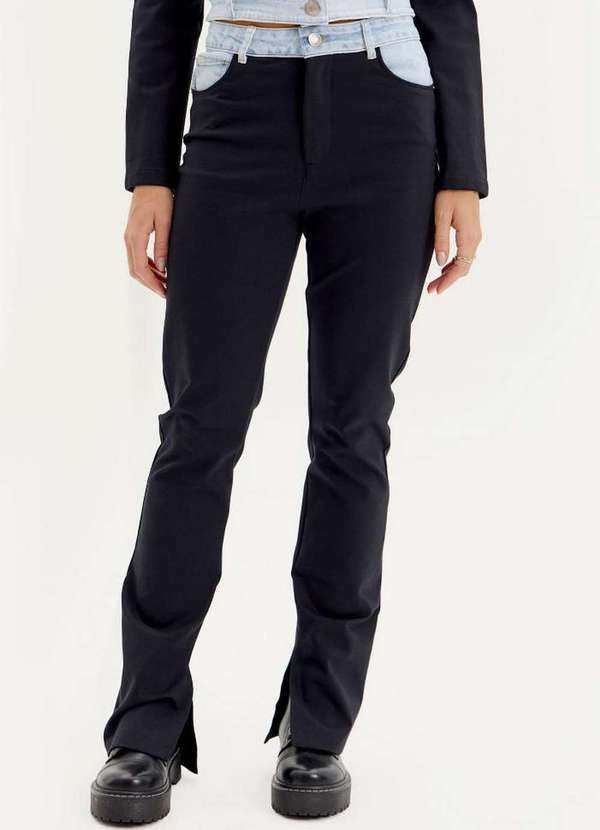 My Favorite - Calça Boot Cut com Recorte A1627 2