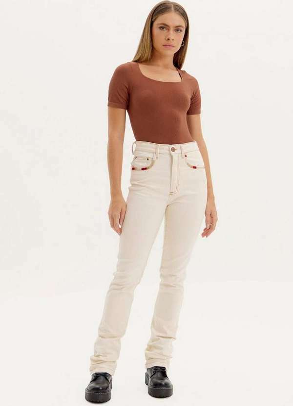 My Favorite - Calça Boot Cut Sarja A0001