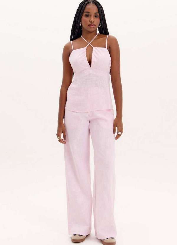 My Favorite - Calça Full Length Listrada A0731