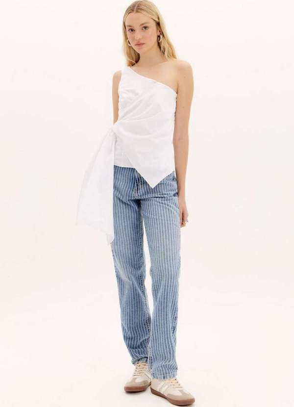 My Favorite - Calça Jeans Boyfriend Listras A1927