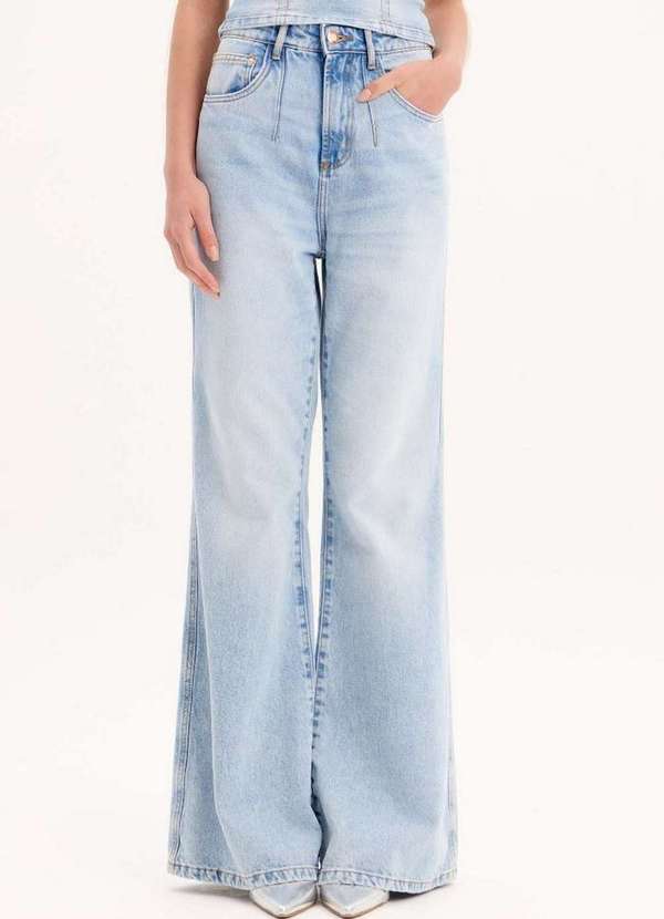 My Favorite - Calça Jeans Flare Ampla Cintura Alta A0004 2