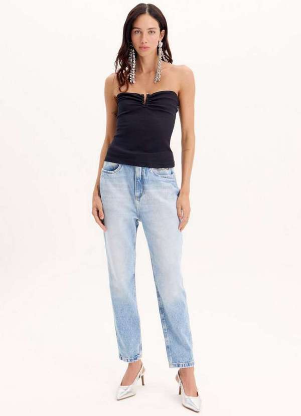 My Favorite - Calça Jeans Mom Cintura Alta A0004