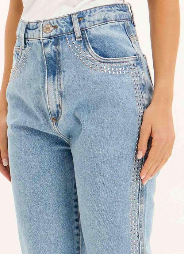 My Favorite - Calça Jeans Reta Aplicação A0004 2