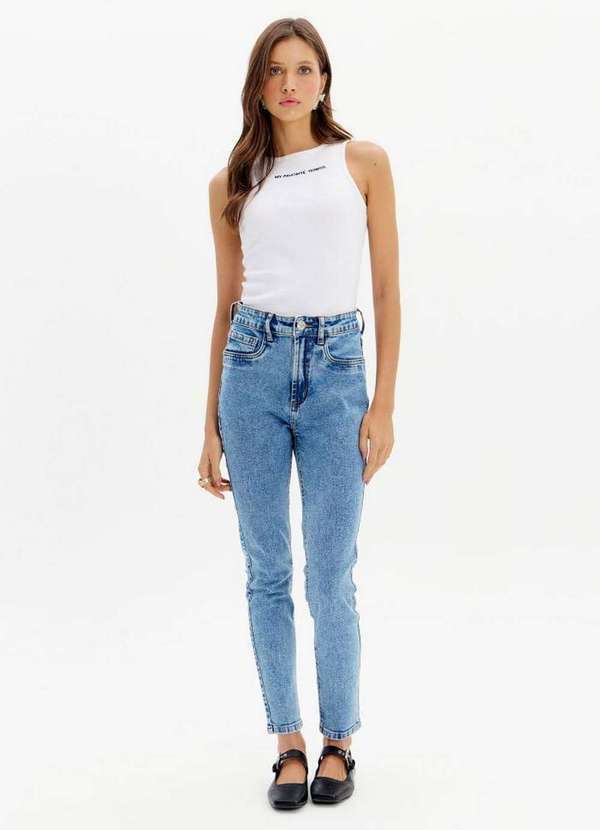 My Favorite - Calça Jeans Second Skin Cintura Super Alta A0004