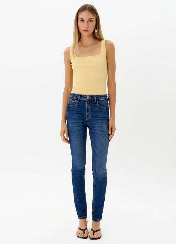 My Favorite - Calça Jeans Skinny Cintura Alta A0004