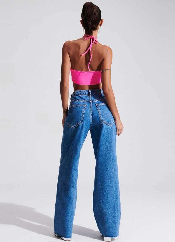 My Favorite - Calça Jeans Wide Leg Franjas 00004 6
