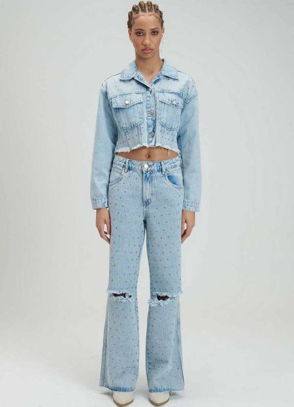 My Favorite - Calca Jeans Wide Leg A0004