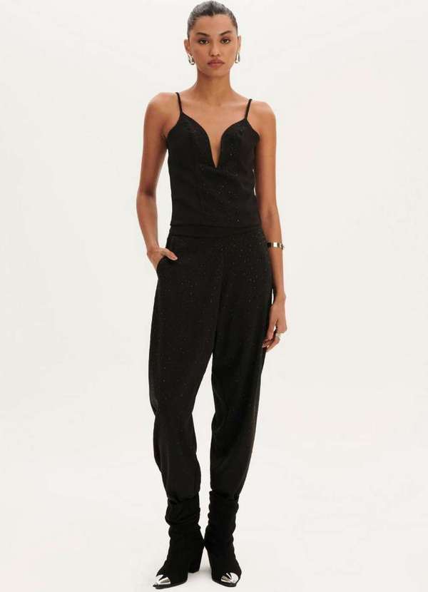 My Favorite - Calça Jogging com Aplicações A0003