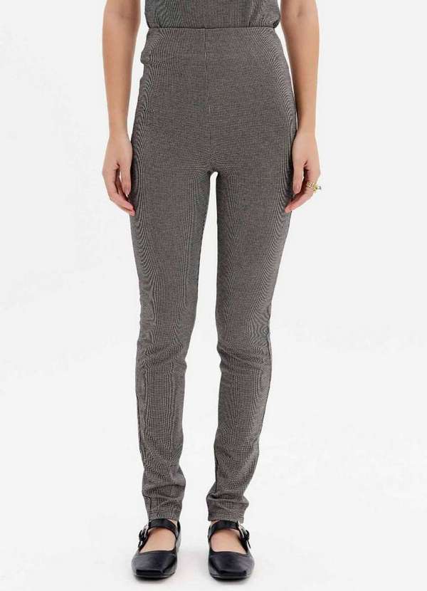 My Favorite - Calça Legging Cintura Alta Xadrez A2241 2