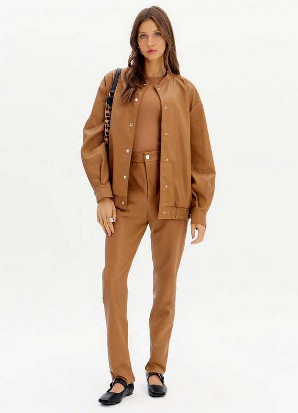 My Favorite - Calça Legging P.U Cintura Alta A2287