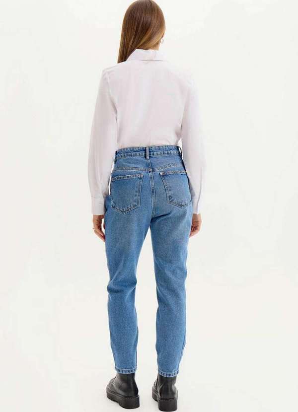 My Favorite - Calça Mom Jeans com Aplicação A0004 2