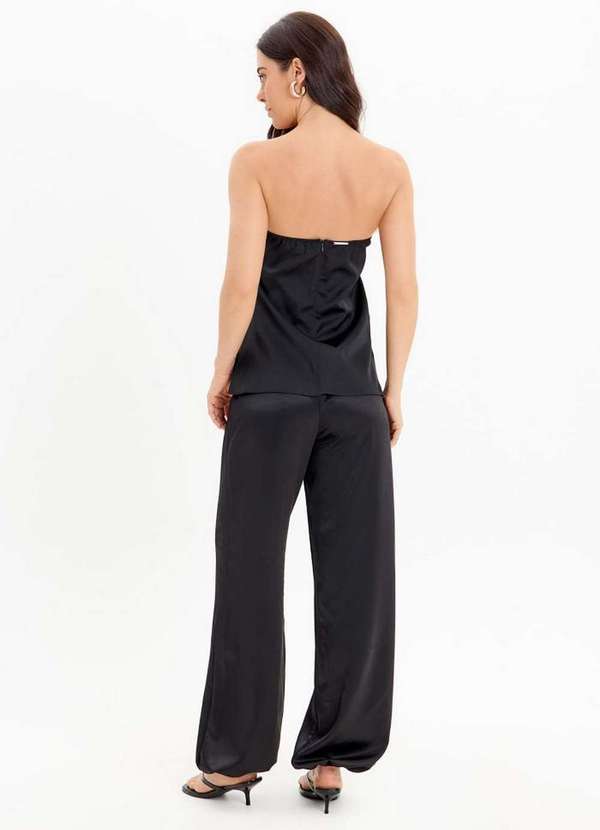 My Favorite - Calça Parachute Cetim Cintura Média A0003 3