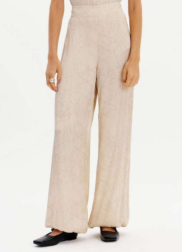 My Favorite - Calça Parachute Cintura Alta Cetim A2552 2