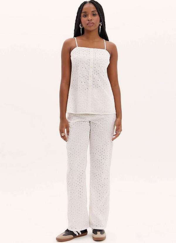 My Favorite - Calça Reta Cintura Alta Laise A1851