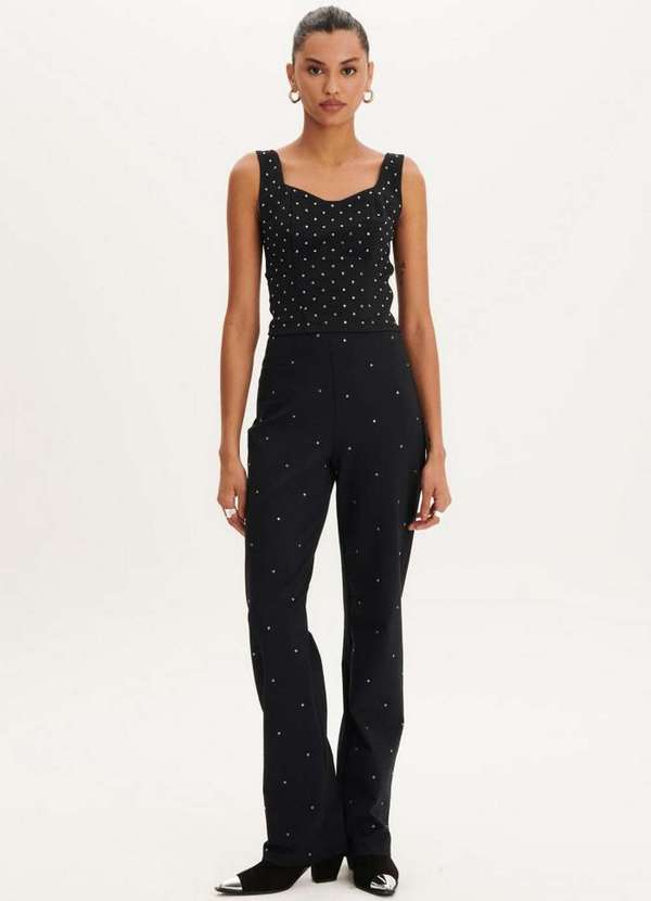 My Favorite - Calça Reta Cintura Alta A0003