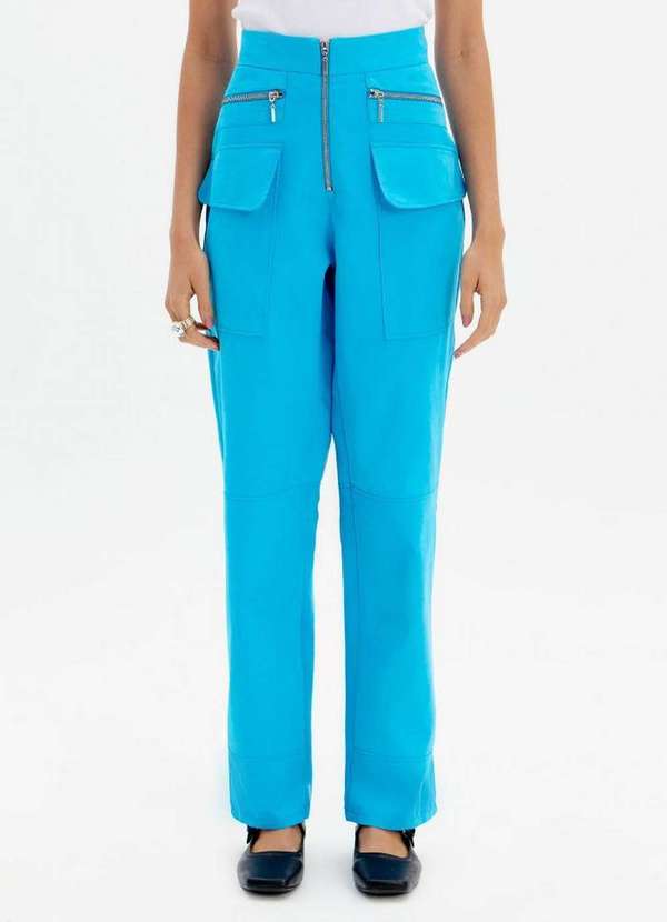 My Favorite - Calça Reta com Bolsos A2332 2