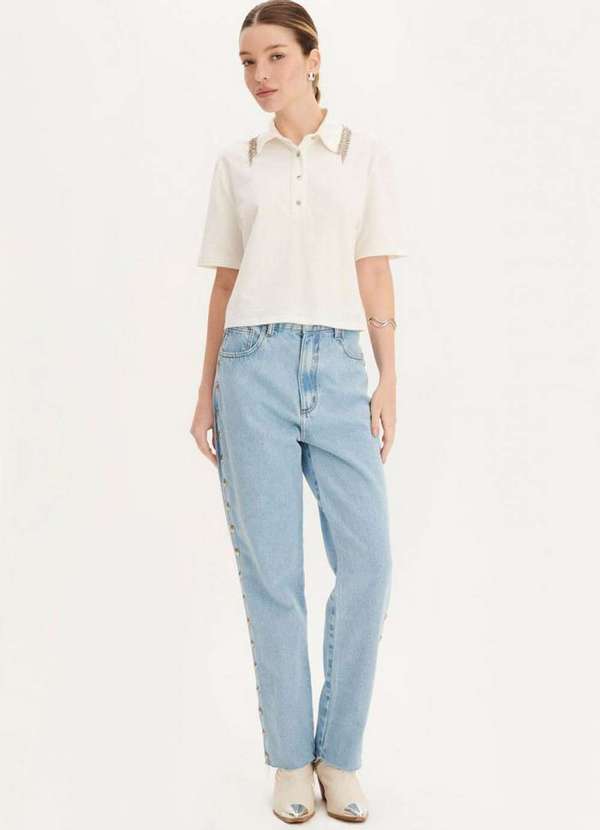 My Favorite - Calça Reta Jeans A0004