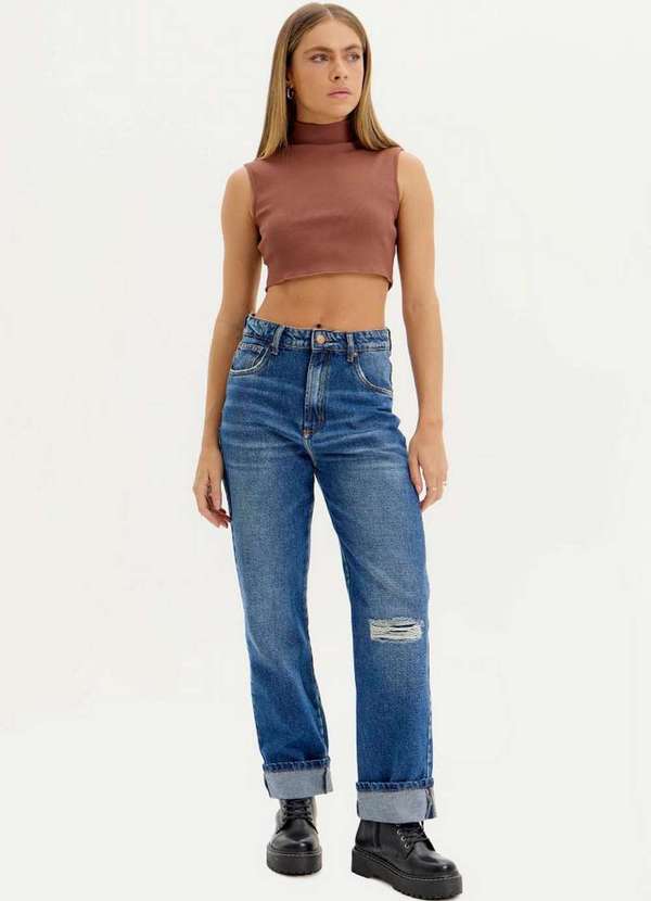 My Favorite - Calça Reta Jeans A0004