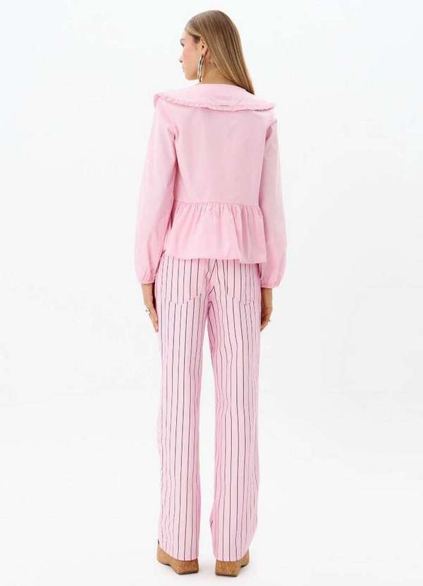 My Favorite - Calça Sarja Full Length Cintura Alta Listrada A2997 3