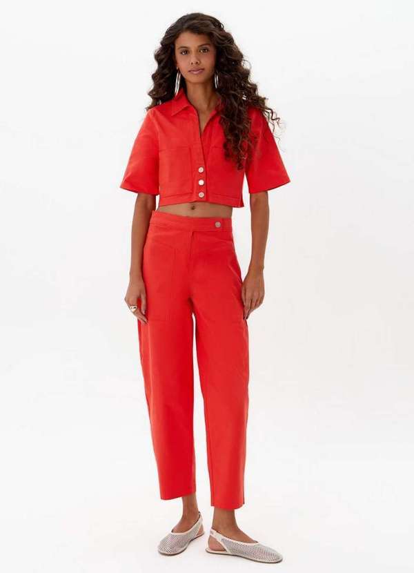 My Favorite - Calça Slouchy Cintura Média A2472