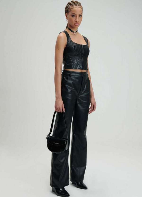My Favorite - Calça Wide Leg Cintura Alta A0003