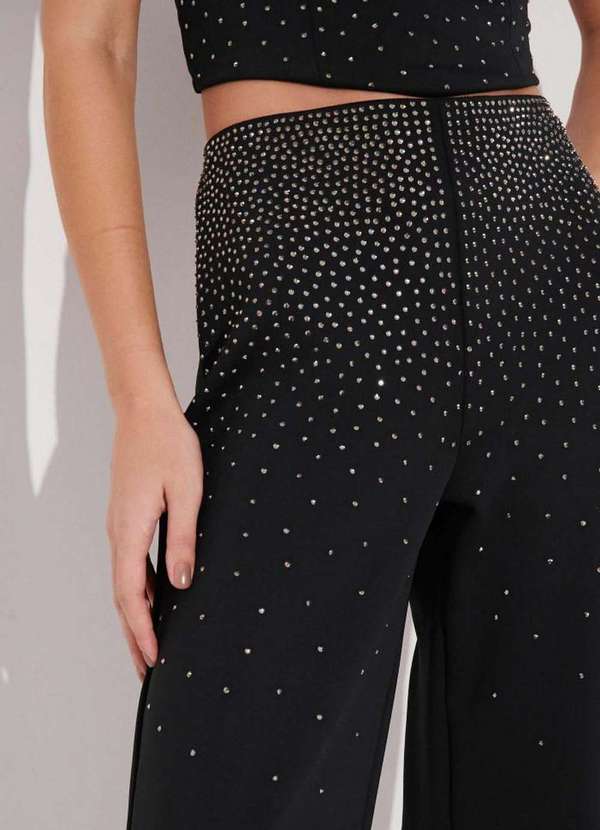 My Favorite - Calça Wide Leg Cintura Alta A0003 3