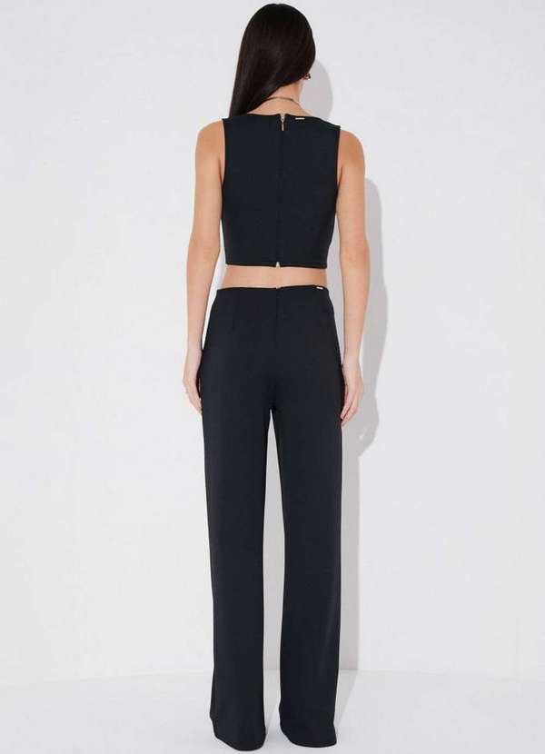 My Favorite - Calça Wide Leg Cintura Alta A0003 4