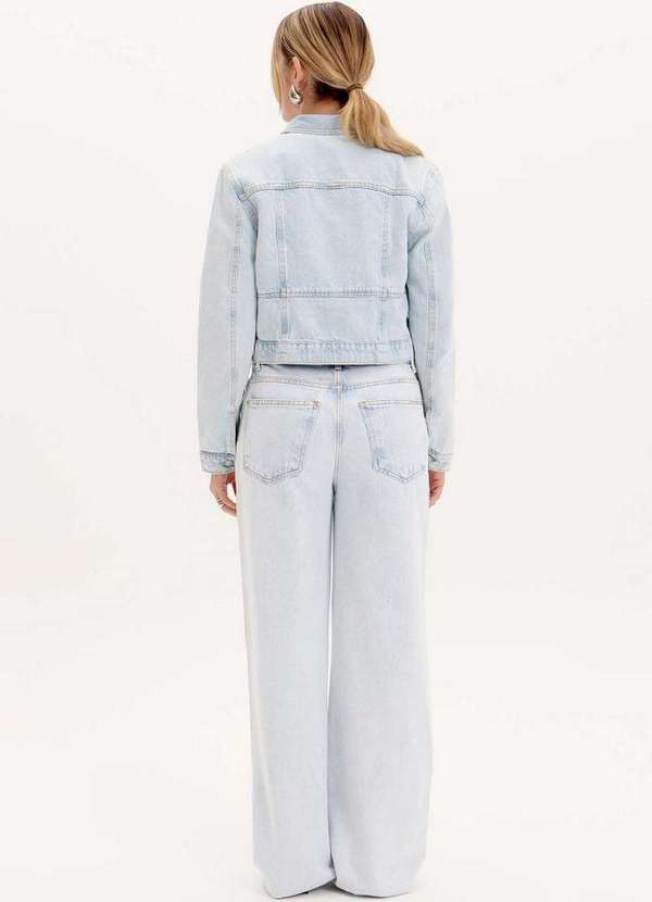 My Favorite - Calça Wide Leg Jeans Brilho A0004 4