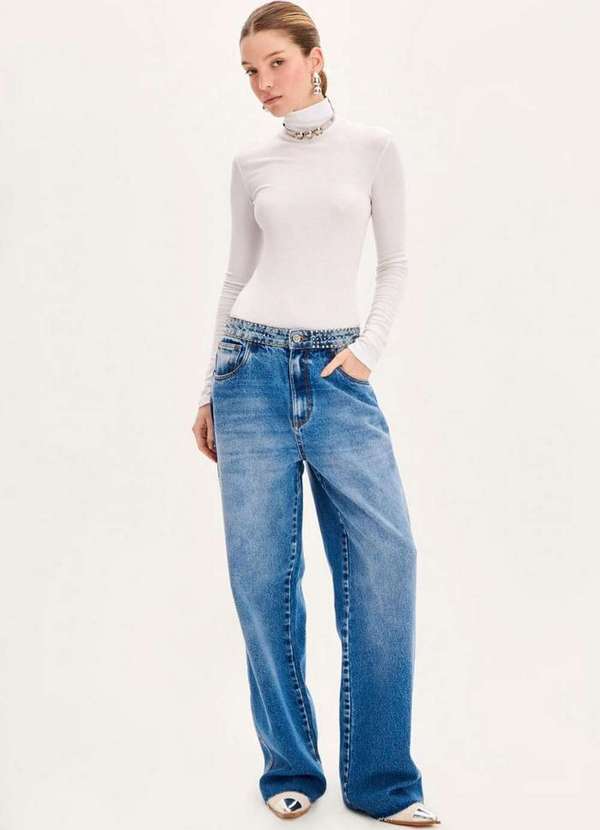 My Favorite - Calça Wide Leg Jeans A0004