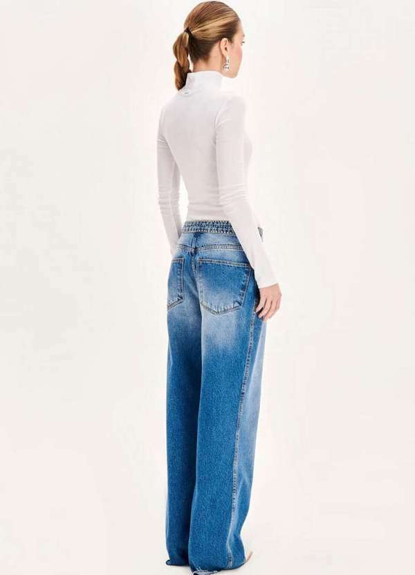 My Favorite - Calça Wide Leg Jeans A0004 4