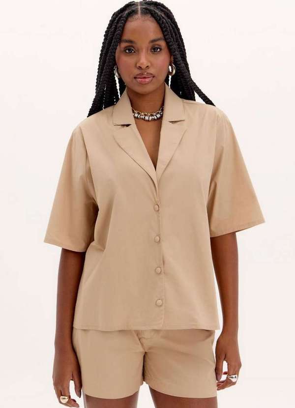 My Favorite - Camisa Alongada com Botão A1572