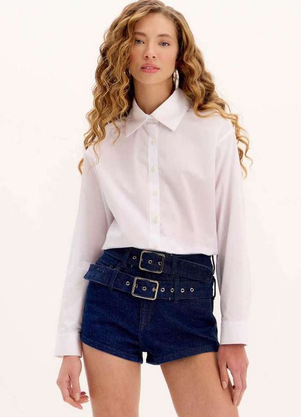 My Favorite - Camisa Alongada com Botões A0002