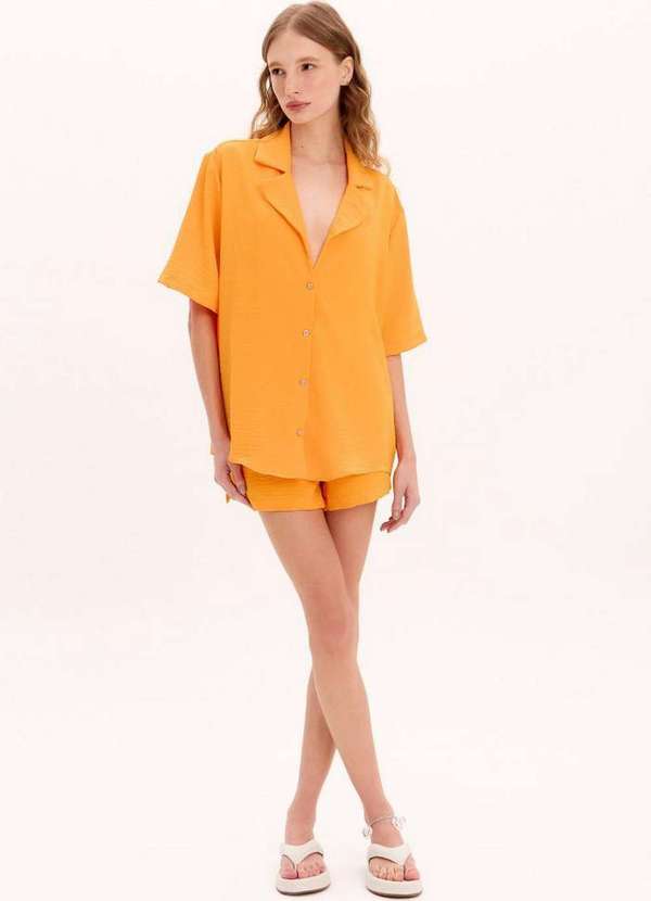 My Favorite - Camisa Alongada com Manga Curta A1957 2