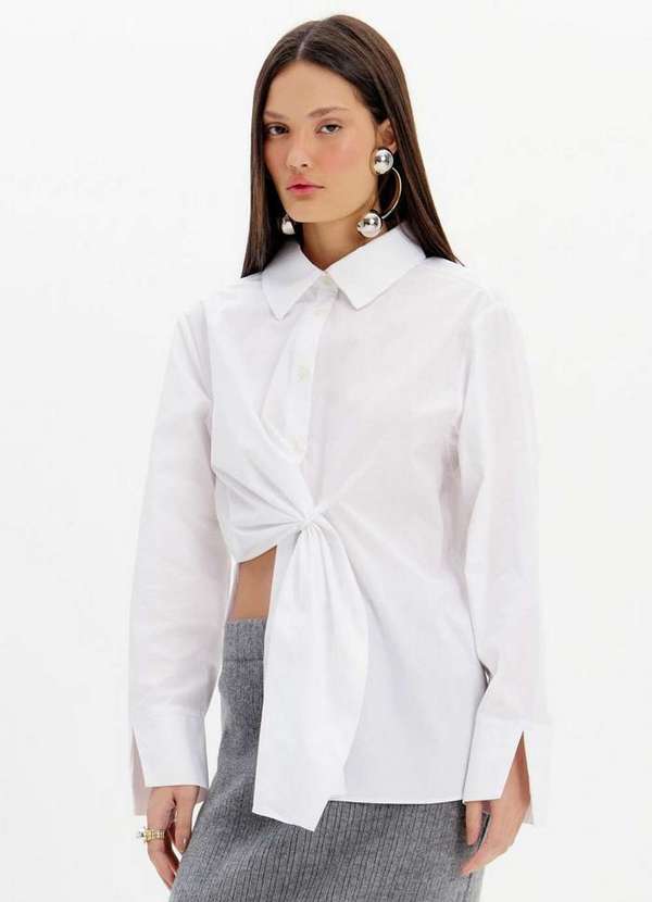 My Favorite - Camisa com Transpasse Assimétrica A0002 1