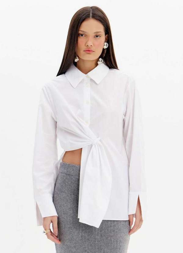 My Favorite - Camisa com Transpasse Assimétrica A0002 3