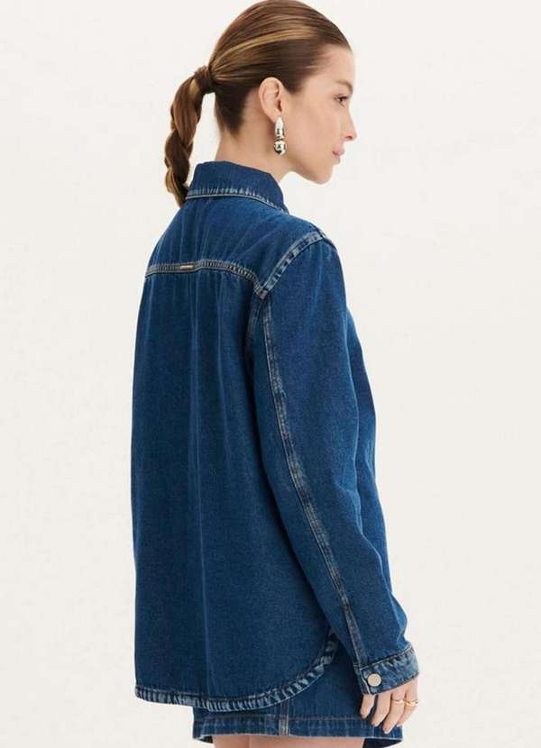 My Favorite - Camisa Jeans com Decote Vazado A0004 3