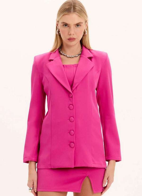 My Favorite - Blazer Alongado com Abotoamento A1580