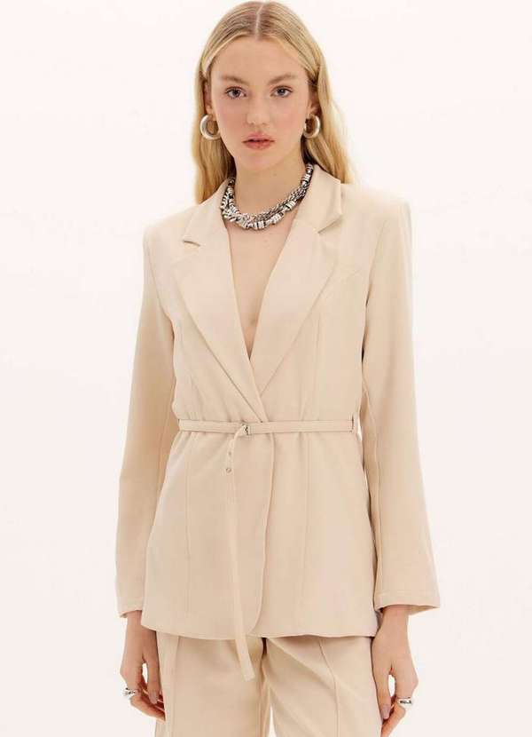 My Favorite - Blazer Alongado com Cinto A1576