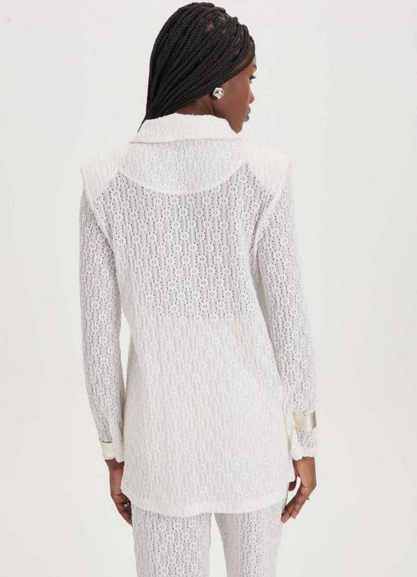 My Favorite - Blazer Alongado de Renda A0001 3